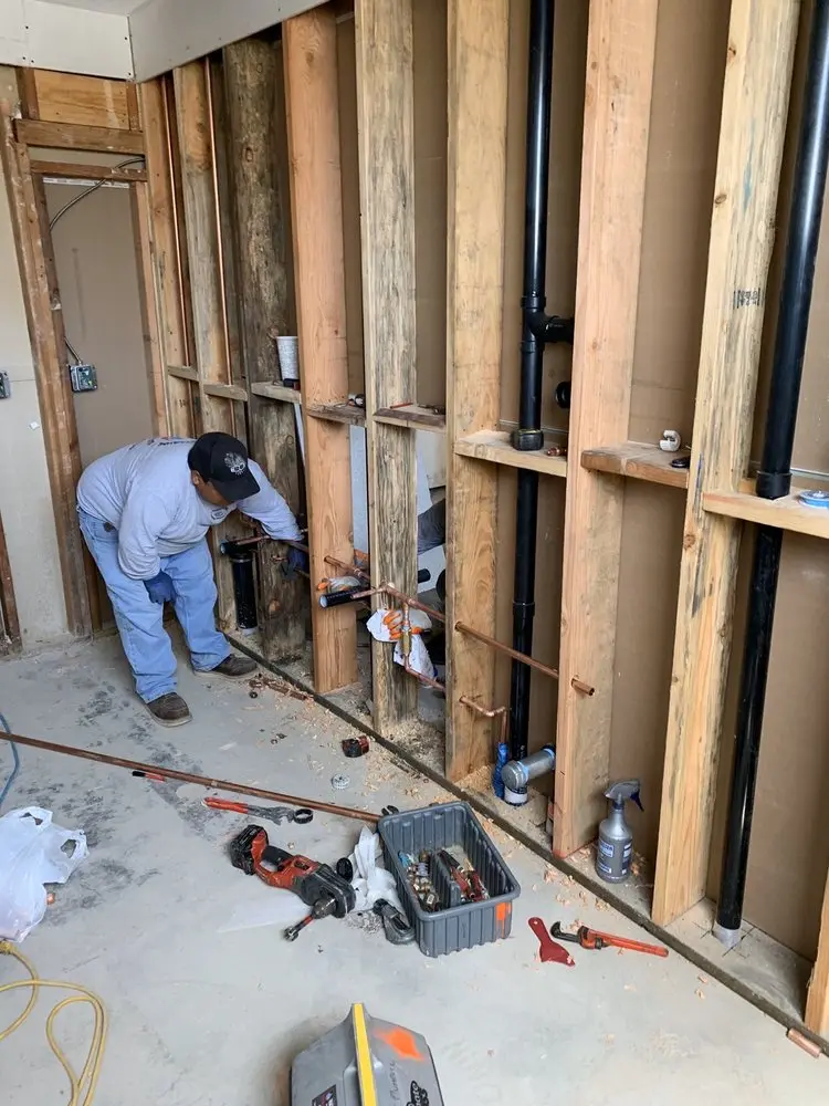 Commercial rough-in plumbing for Water Heater Replacement in Riverchase